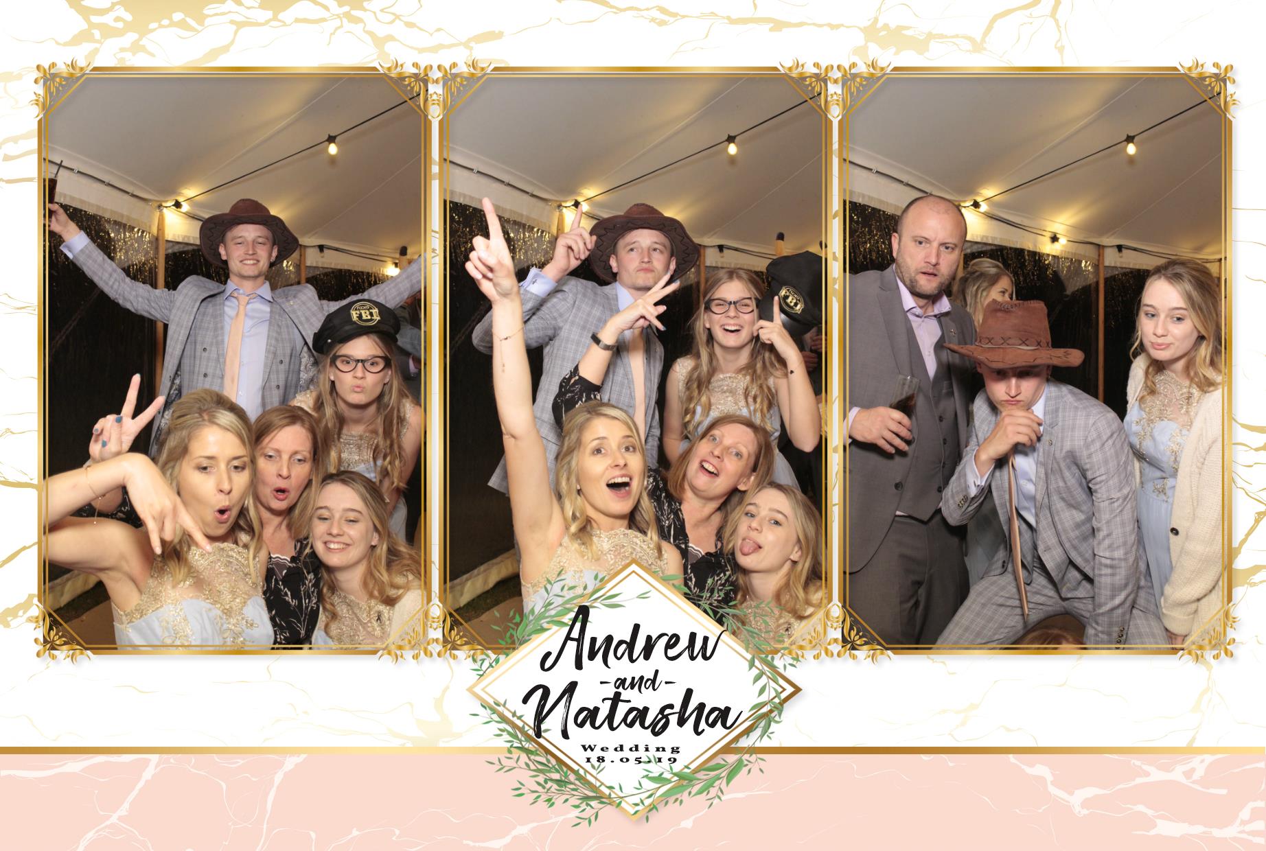 Andrew & Natasha's Wedding  | View more photos from the event at gallery.myphotoboothexperience.co.uk/u/MyPhotoBoothExperienceLtd/Andrew-Natashas-Wedding